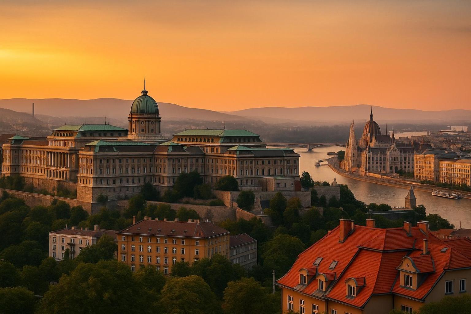 On Gellért Hill Budapest